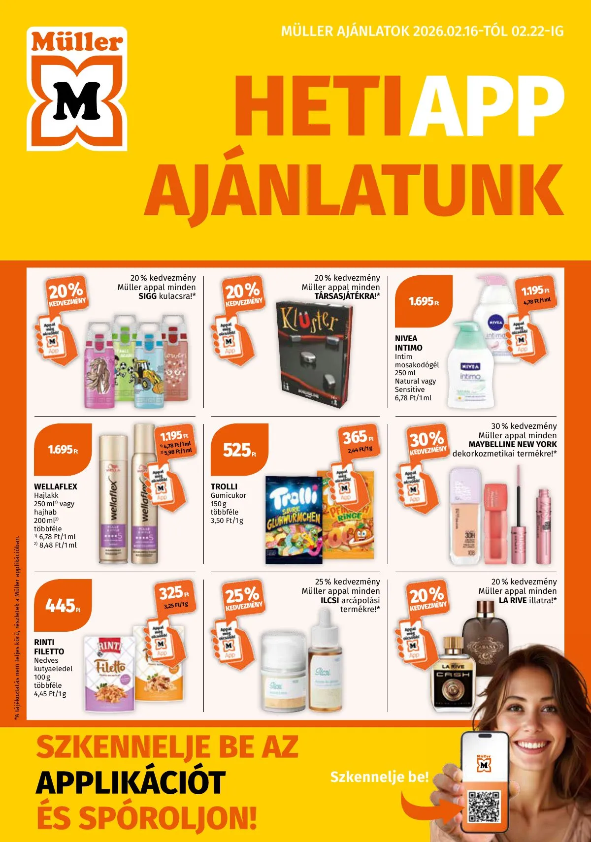 Müller akciós újság 02.16–02.22