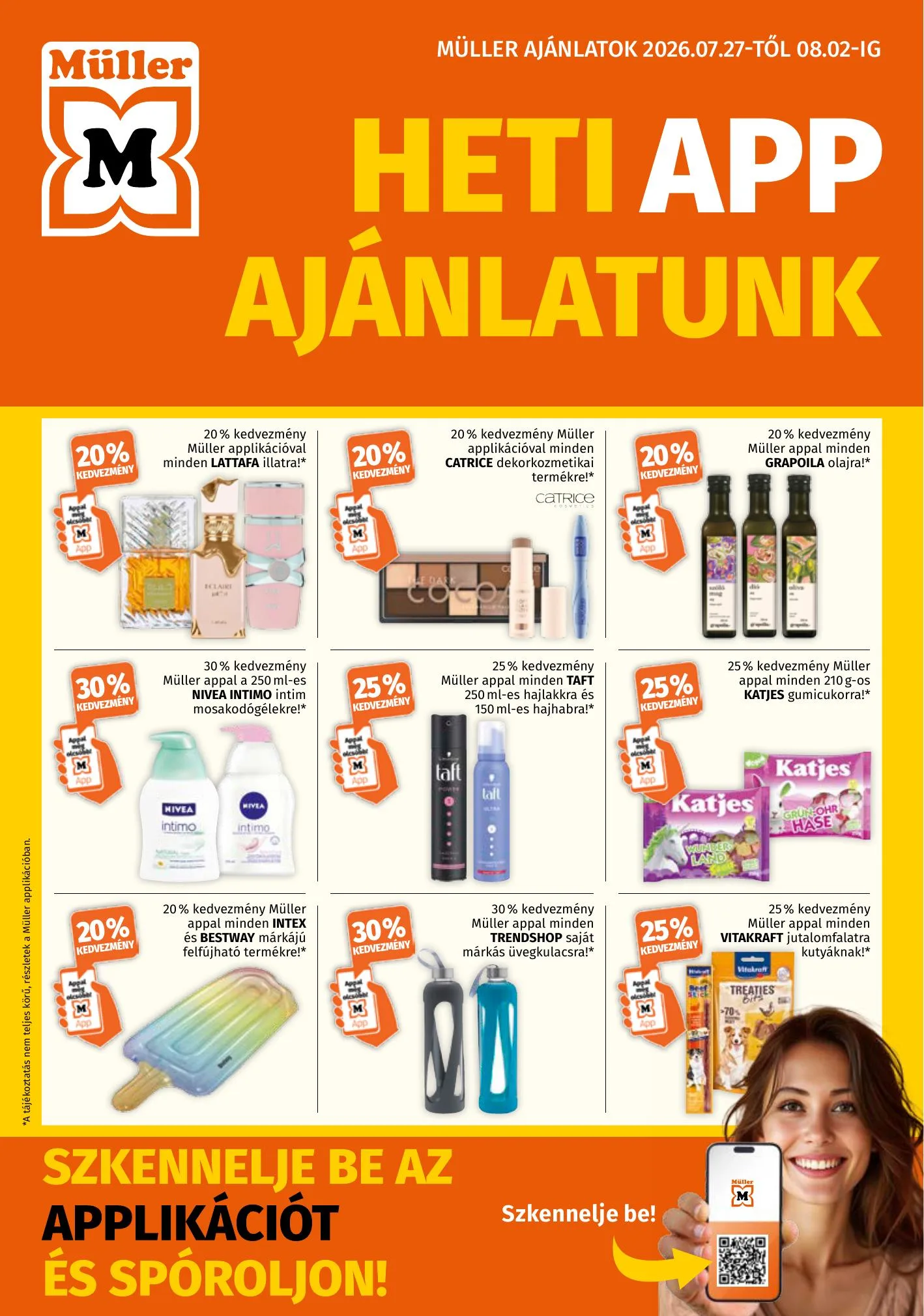 Müller akciós újság 07.27–08.02