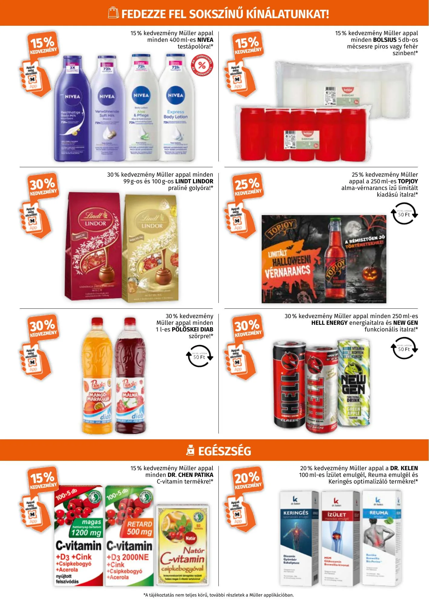 Müller akciós újság App Ajanlatok 10.19–10.31 – 6. oldal