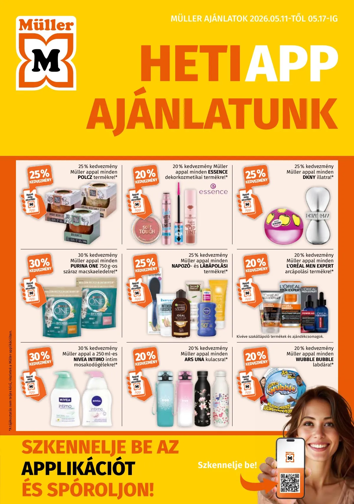 Müller akciós újság App 05.11–05.17