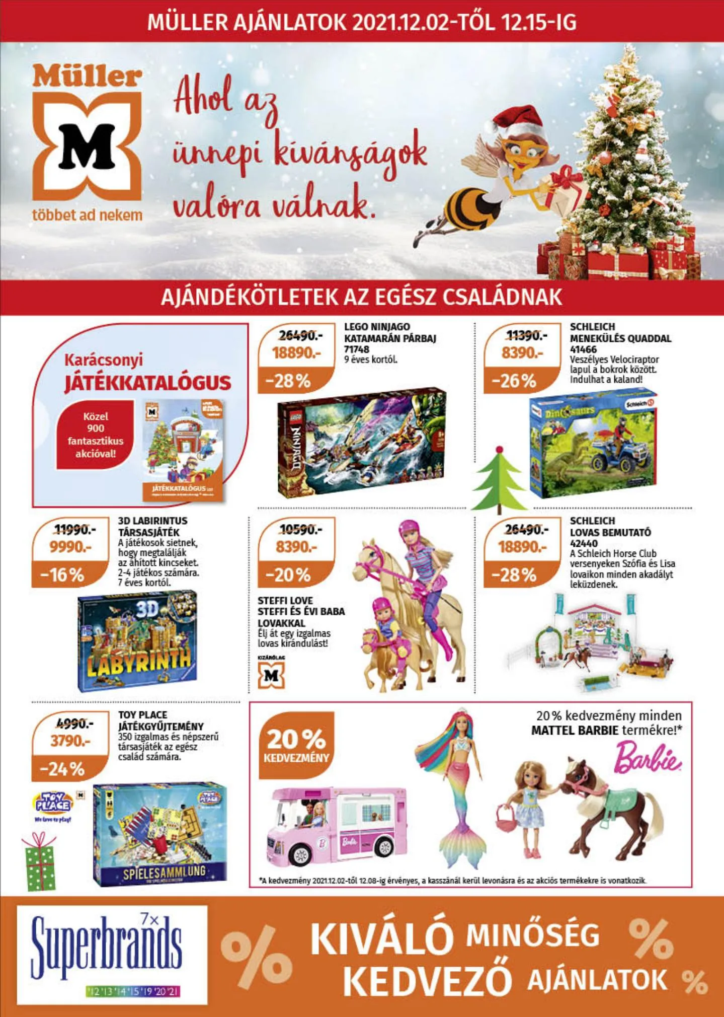 Müller akciós újság Jatekkatalogus 12.02–12.15