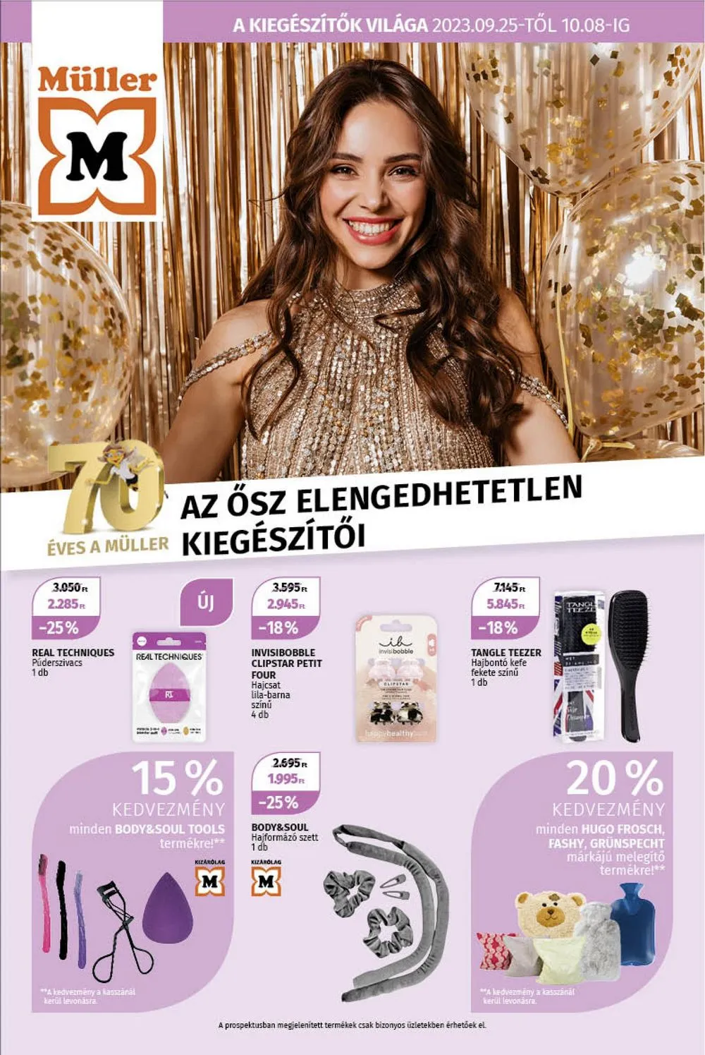 Müller akciós újság Kiegeszitok 09.25–10.08