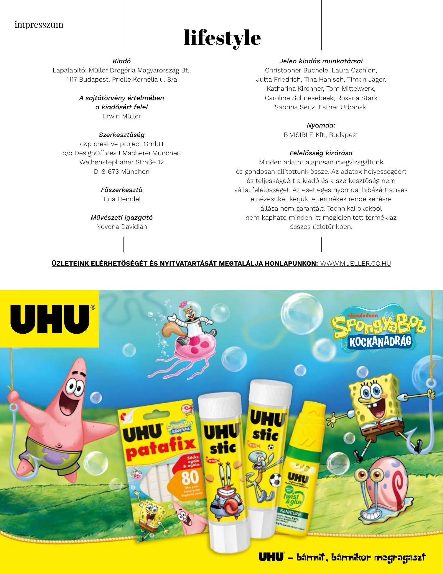 Müller akciós újság Lifestyle 08.01–08.01 – 50. oldal