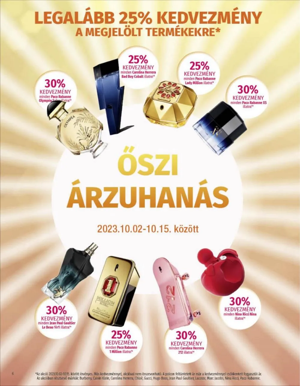 Müller akciós újság Parfumeria 10.02–10.15 – 6. oldal