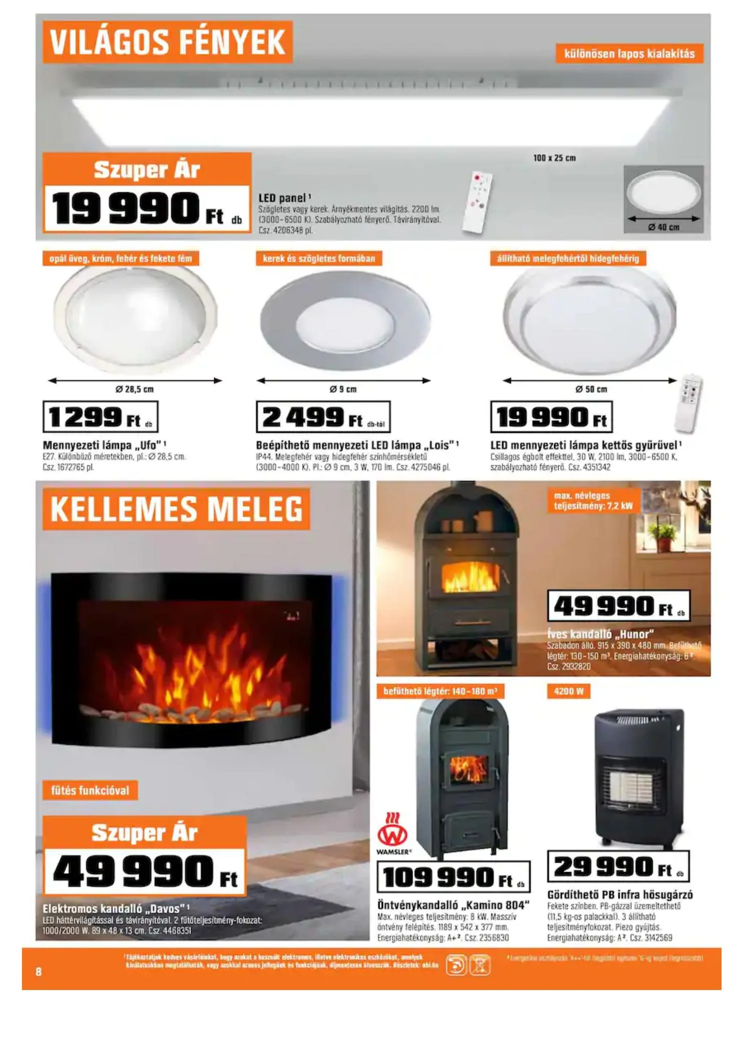 OBI akciós újság 01.02–01.17 – 8. oldal
