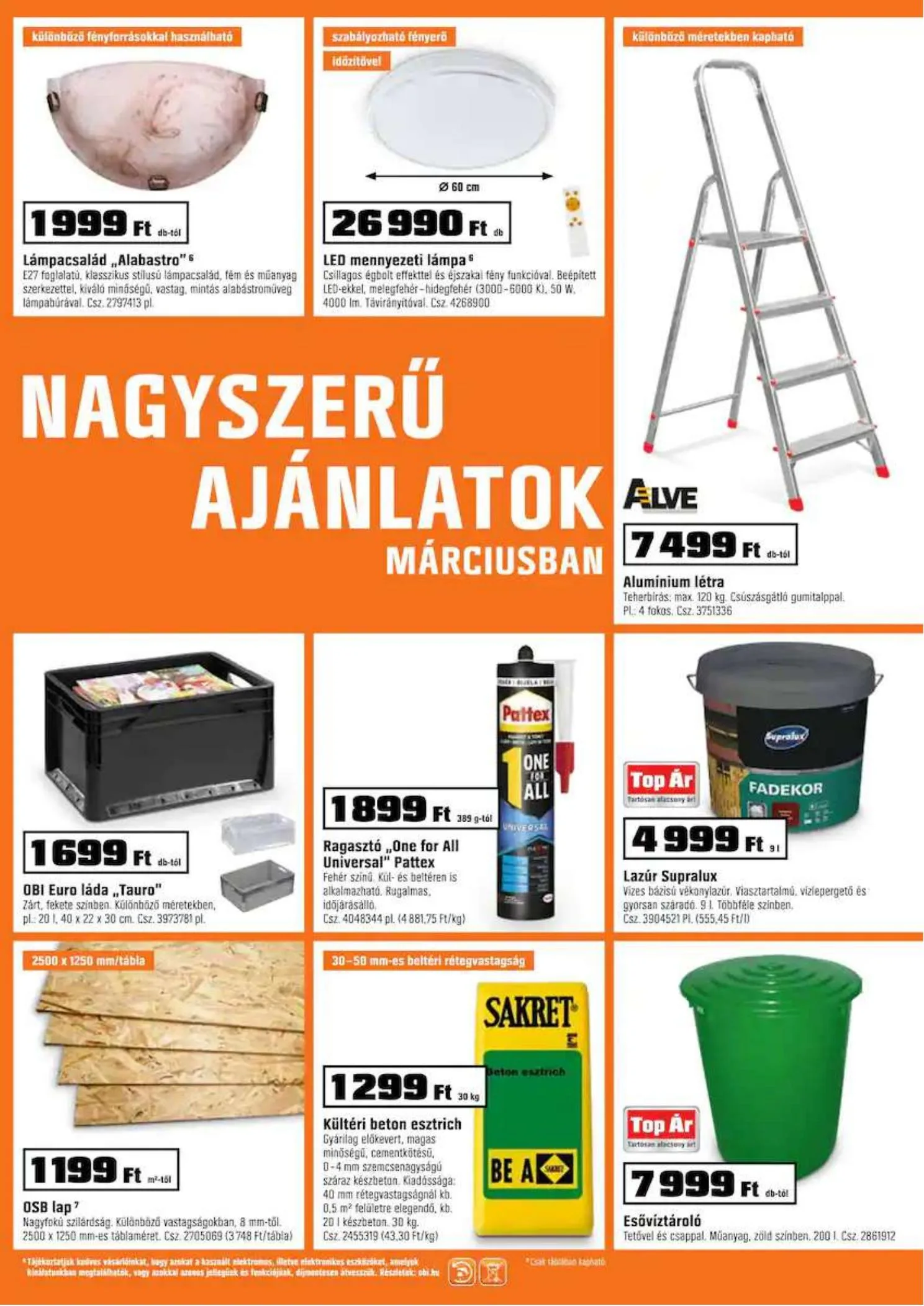 OBI akciós újság 03.10–03.21 – 19. oldal