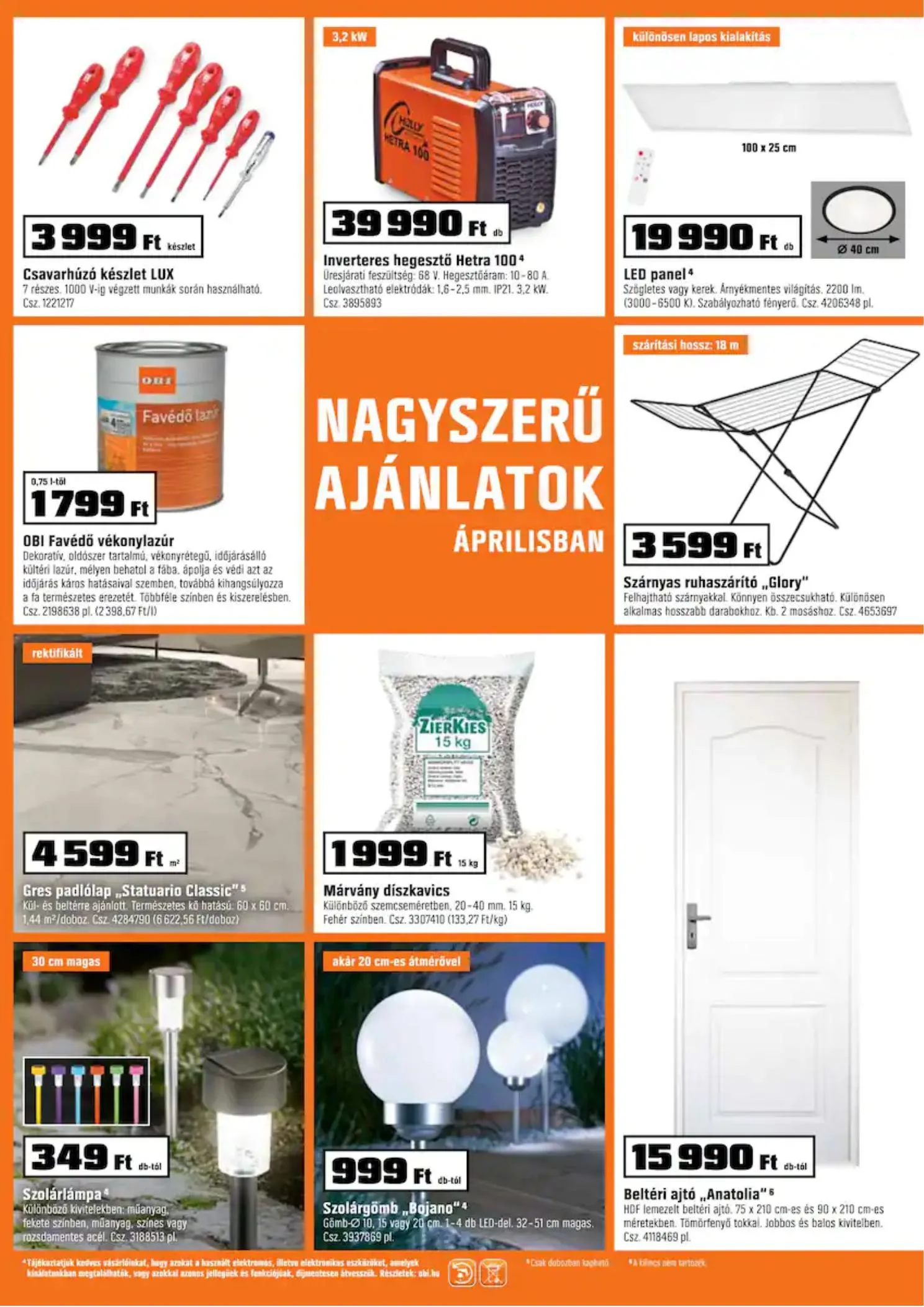 OBI akciós újság 04.07–04.18 – 11. oldal
