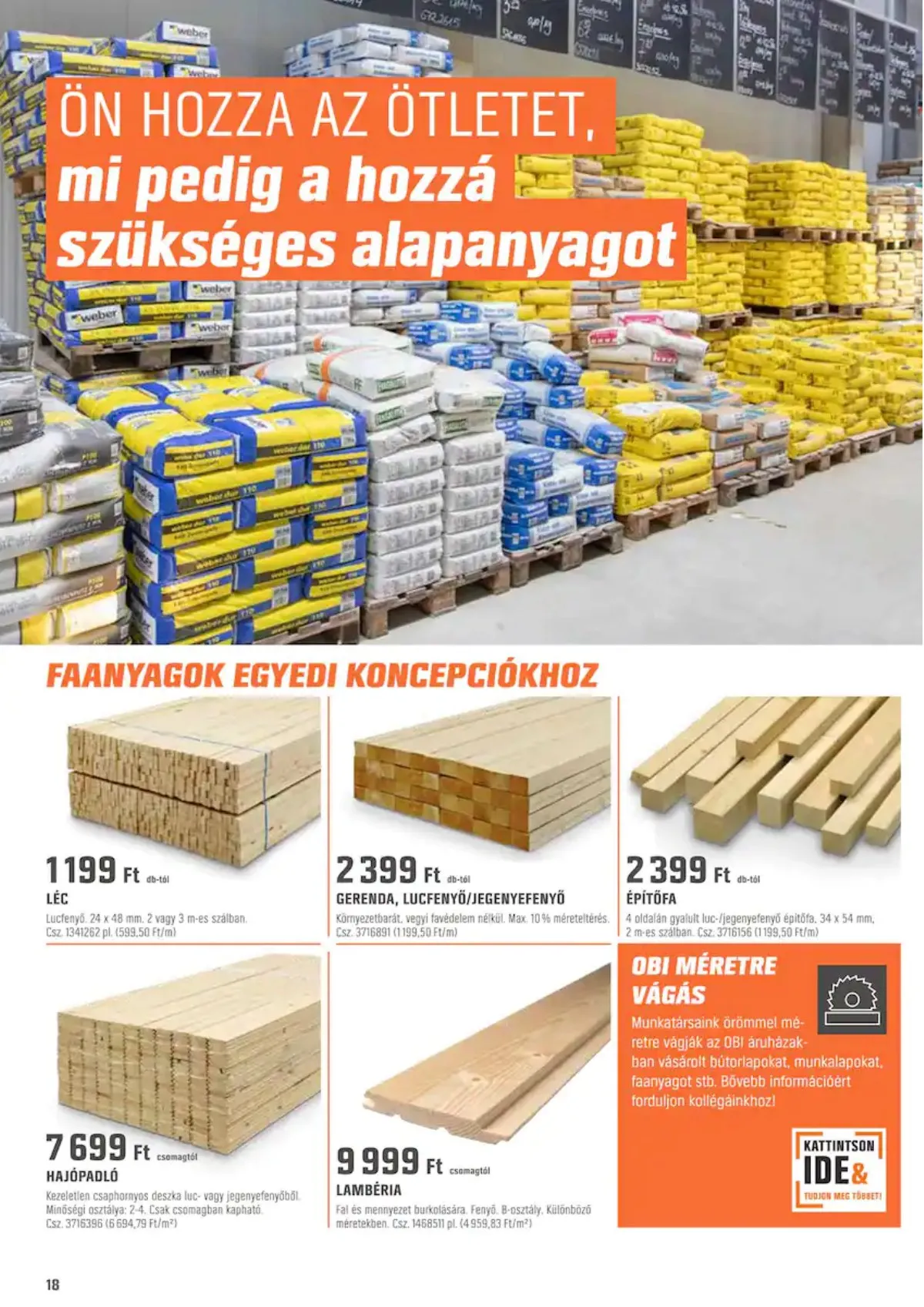 OBI akciós újság 01.05–01.05 – 18. oldal