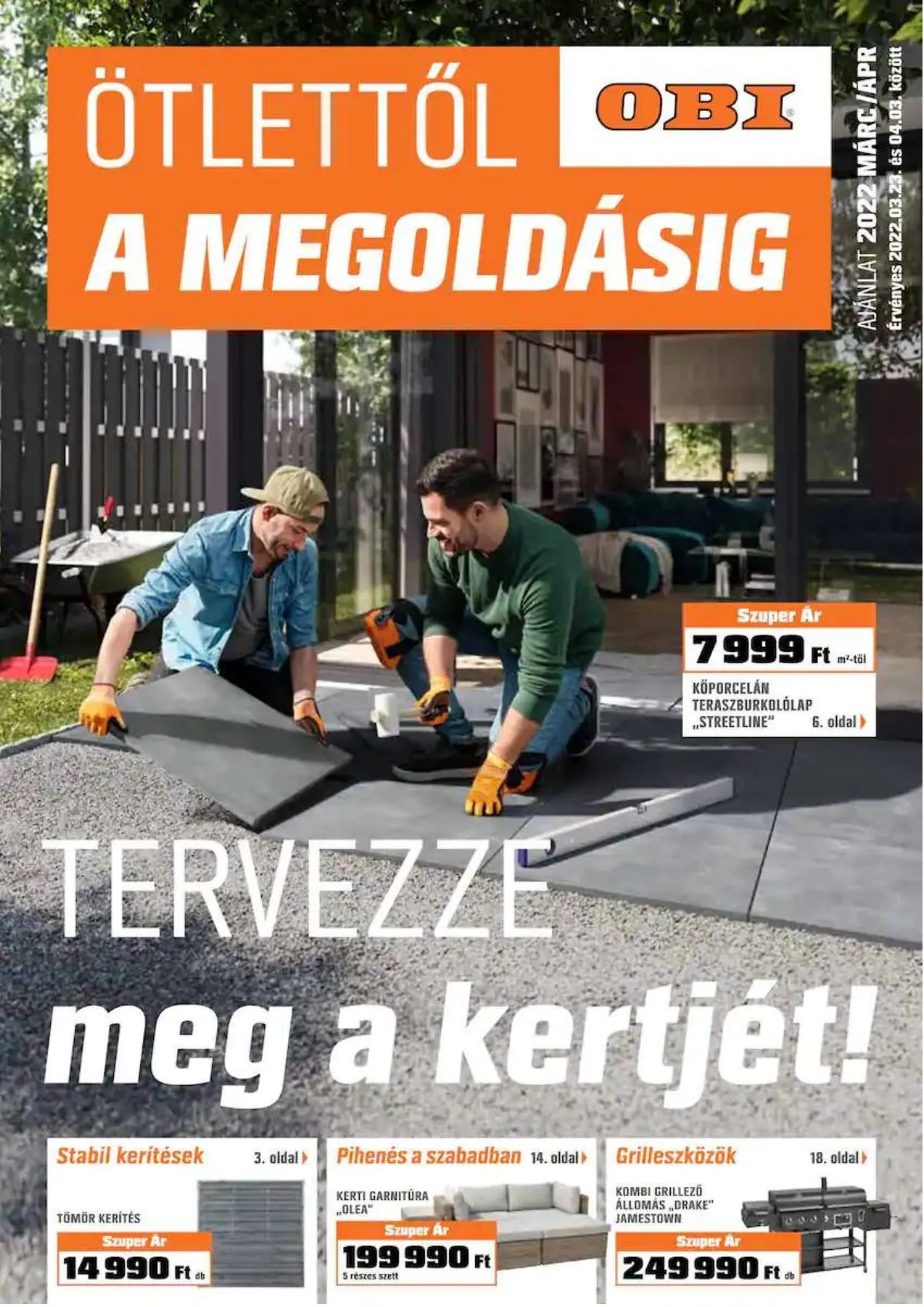 OBI akciós újság 03.23–04.03