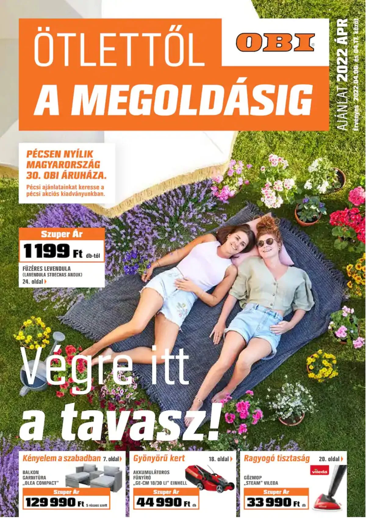 OBI akciós újság 04.06–04.17
