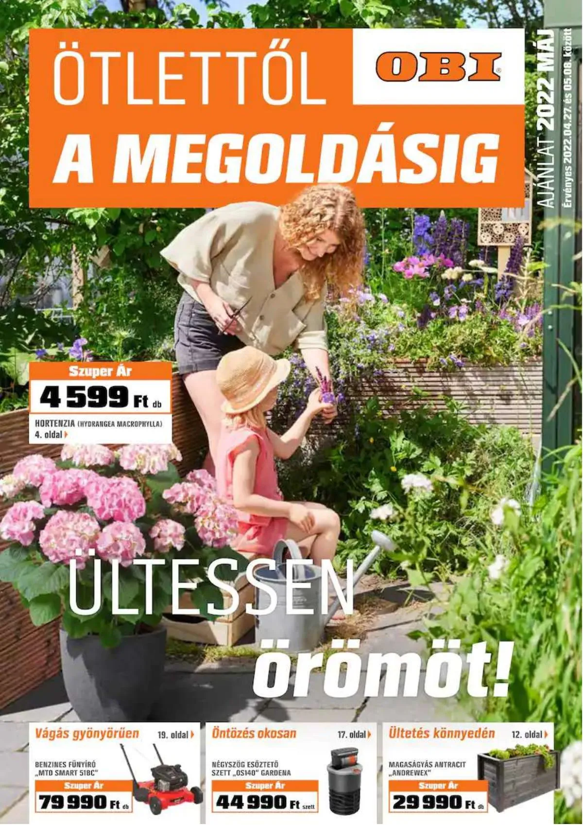 OBI akciós újság 04.27–05.08