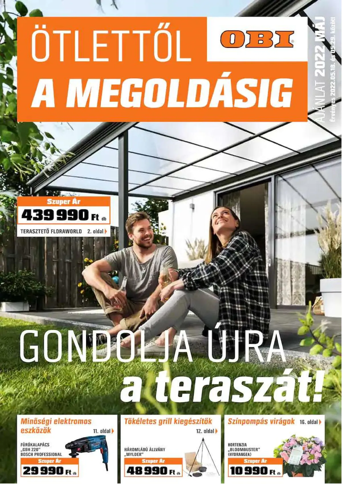 OBI akciós újság 05.18–05.29