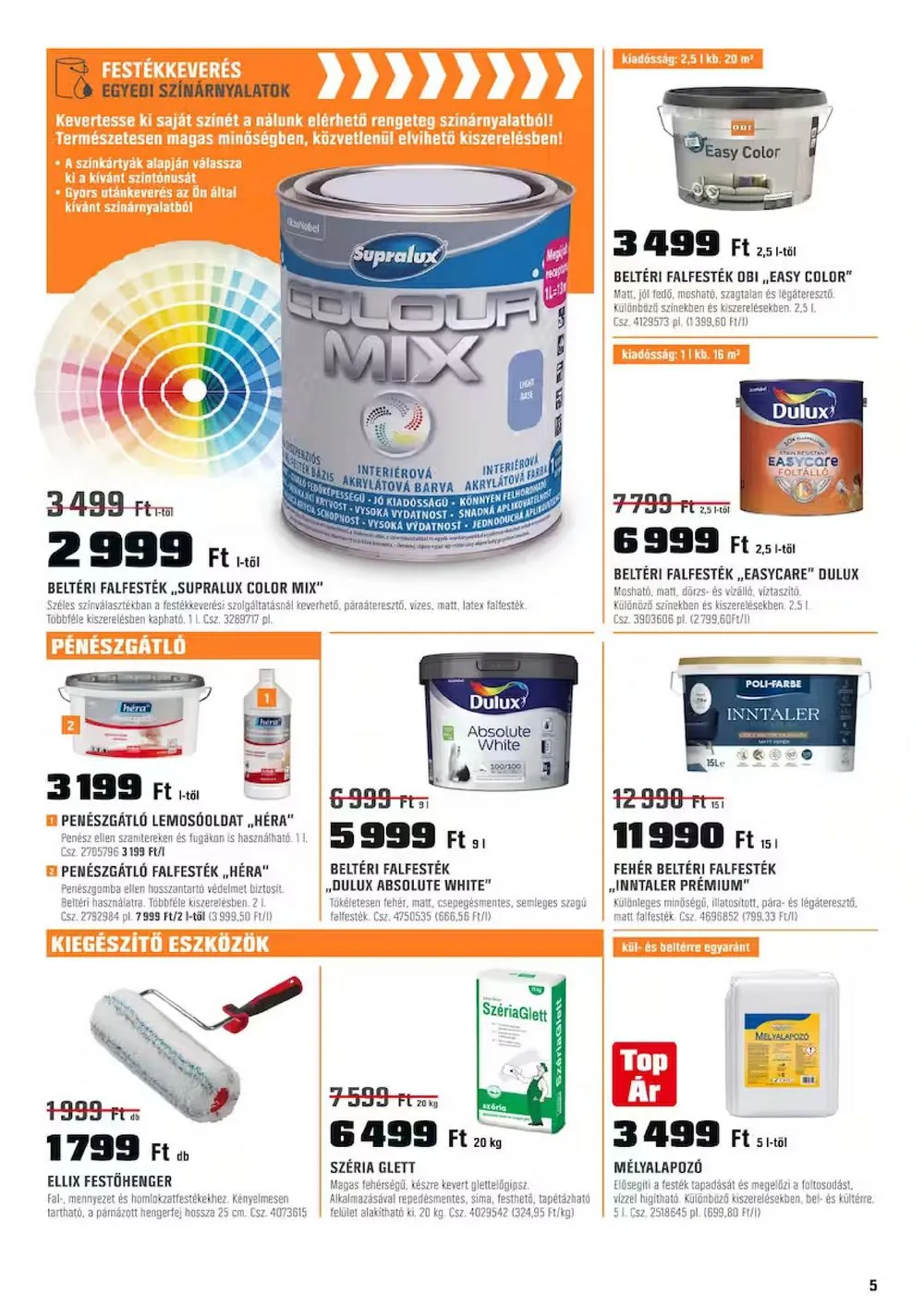OBI akciós újság 02.05–02.18 – 5. oldal