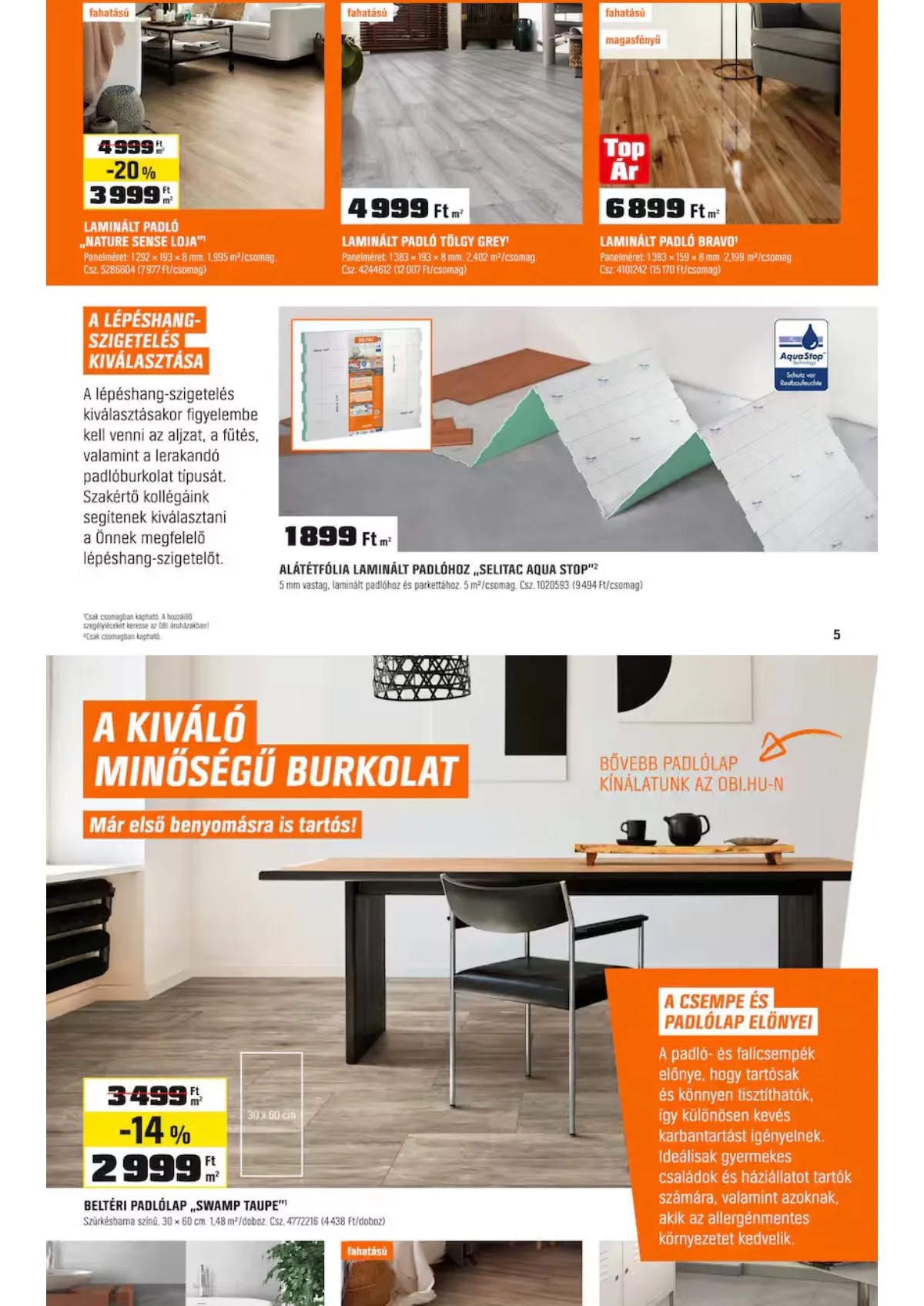 OBI akciós újság 12.30–02.01 – 5. oldal