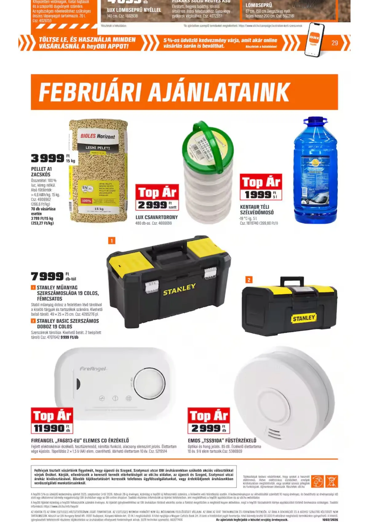OBI akciós újság 02.03–03.01 – 27. oldal