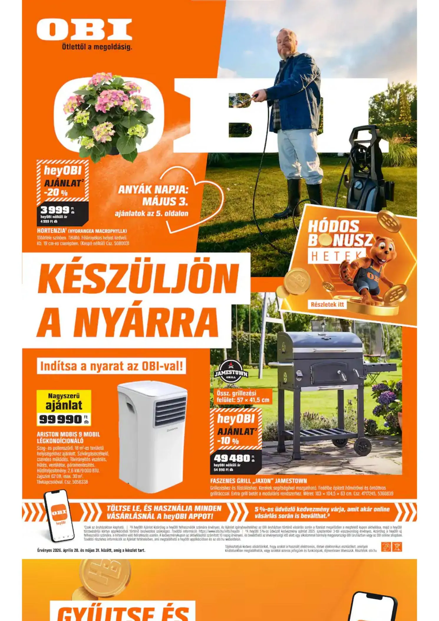 OBI akciós újság 04.28–05.31