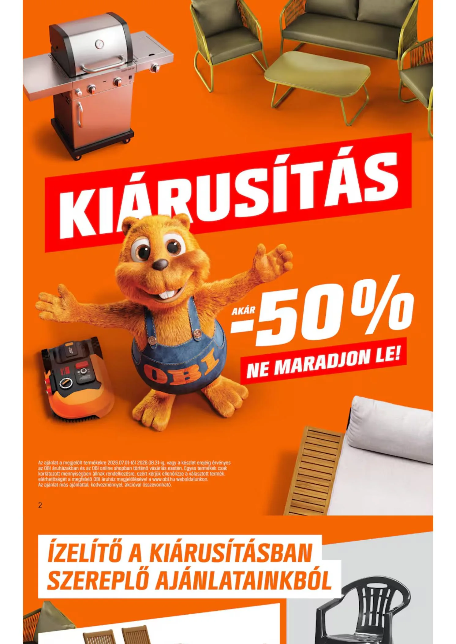 OBI akciós újság 08.04–08.30 – 2. oldal