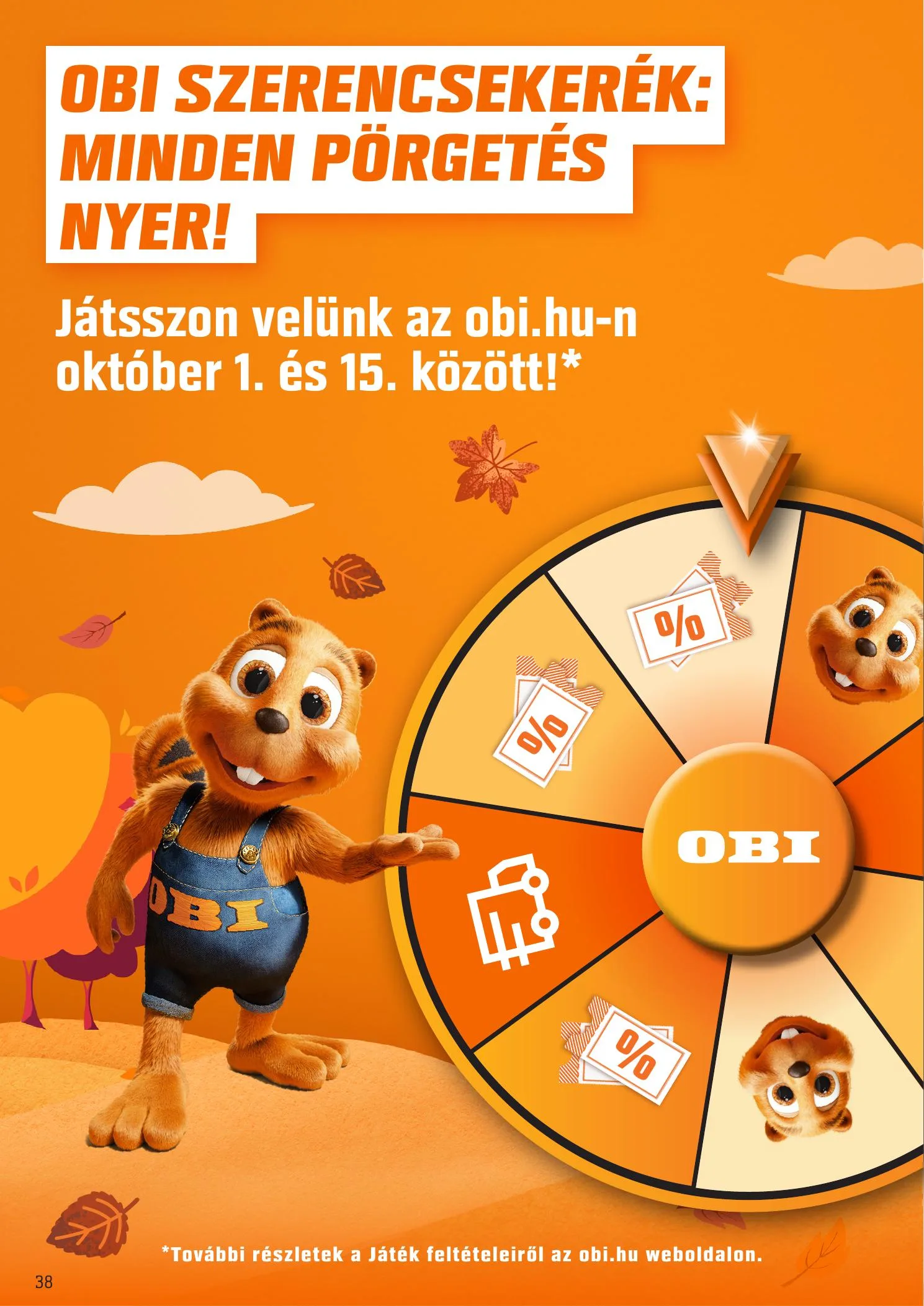 OBI akciós újság 09.29–11.02 – 38. oldal