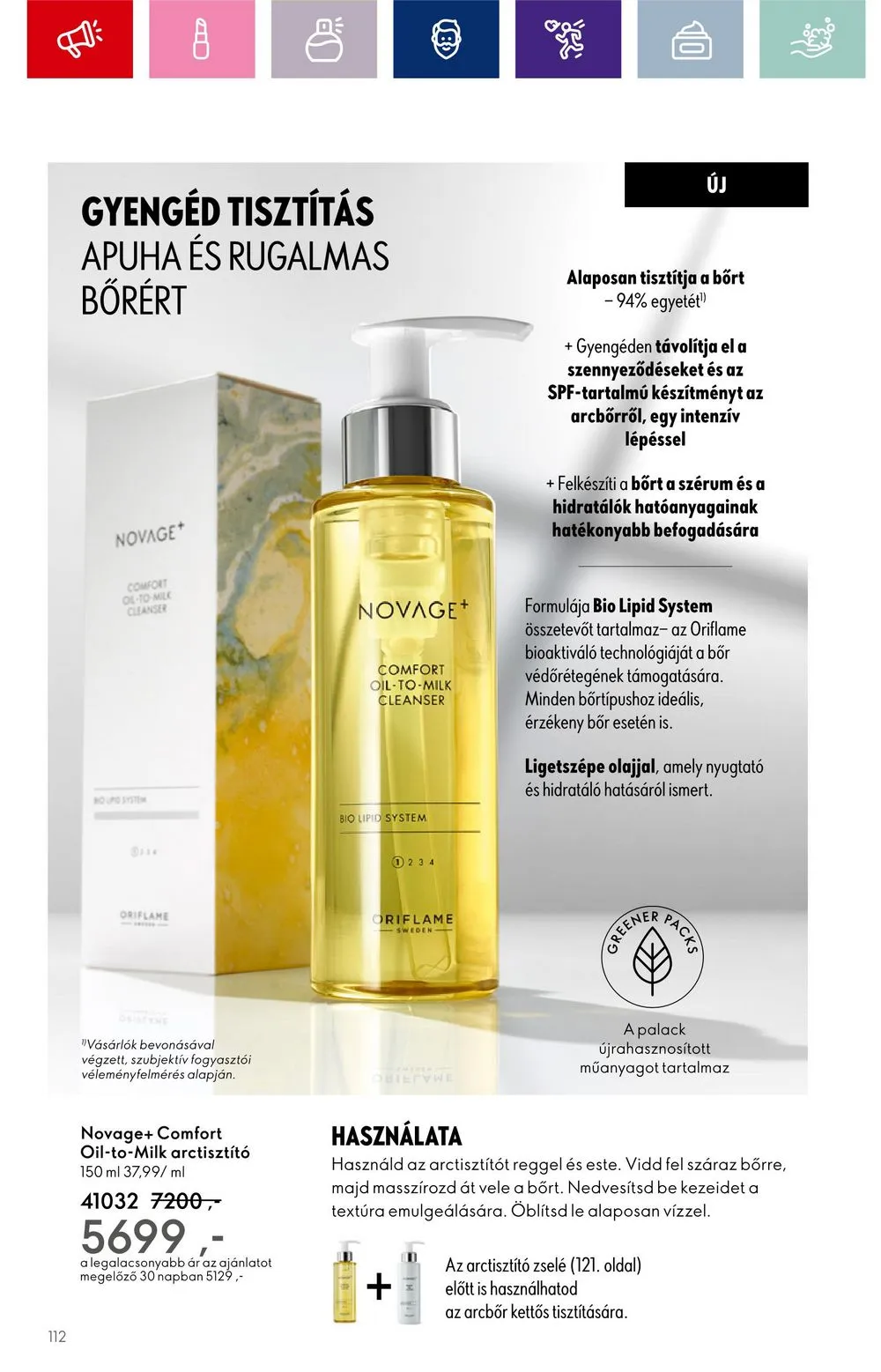 Oriflame akciós újság 08.30–09.19 – 112. oldal
