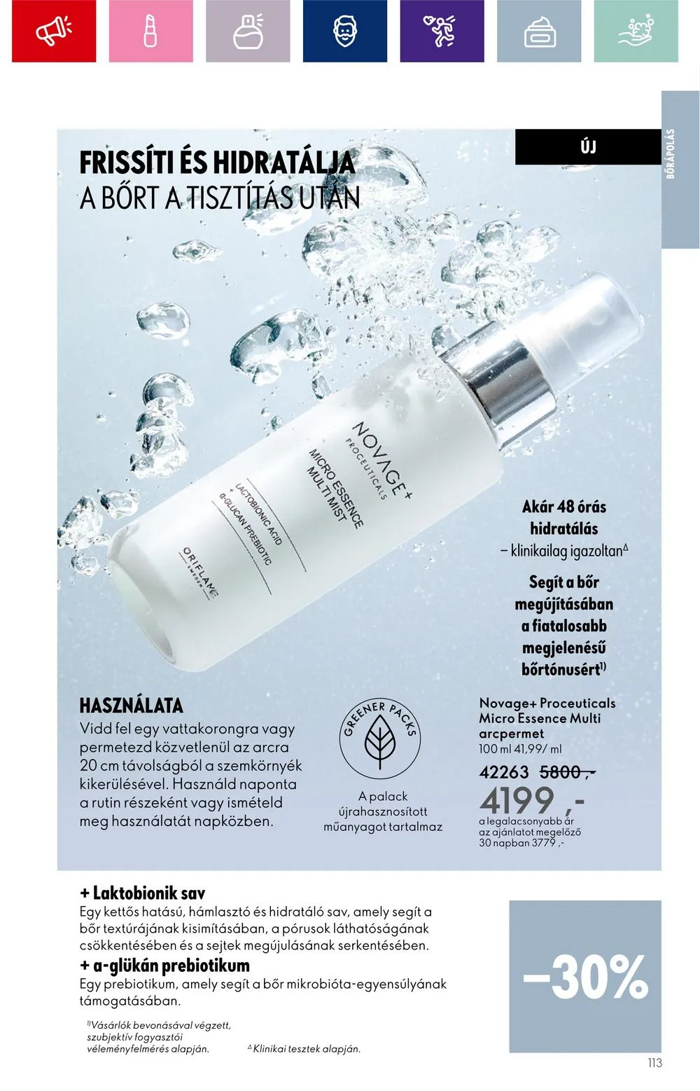 Oriflame akciós újság 08.30–09.19 – 113. oldal