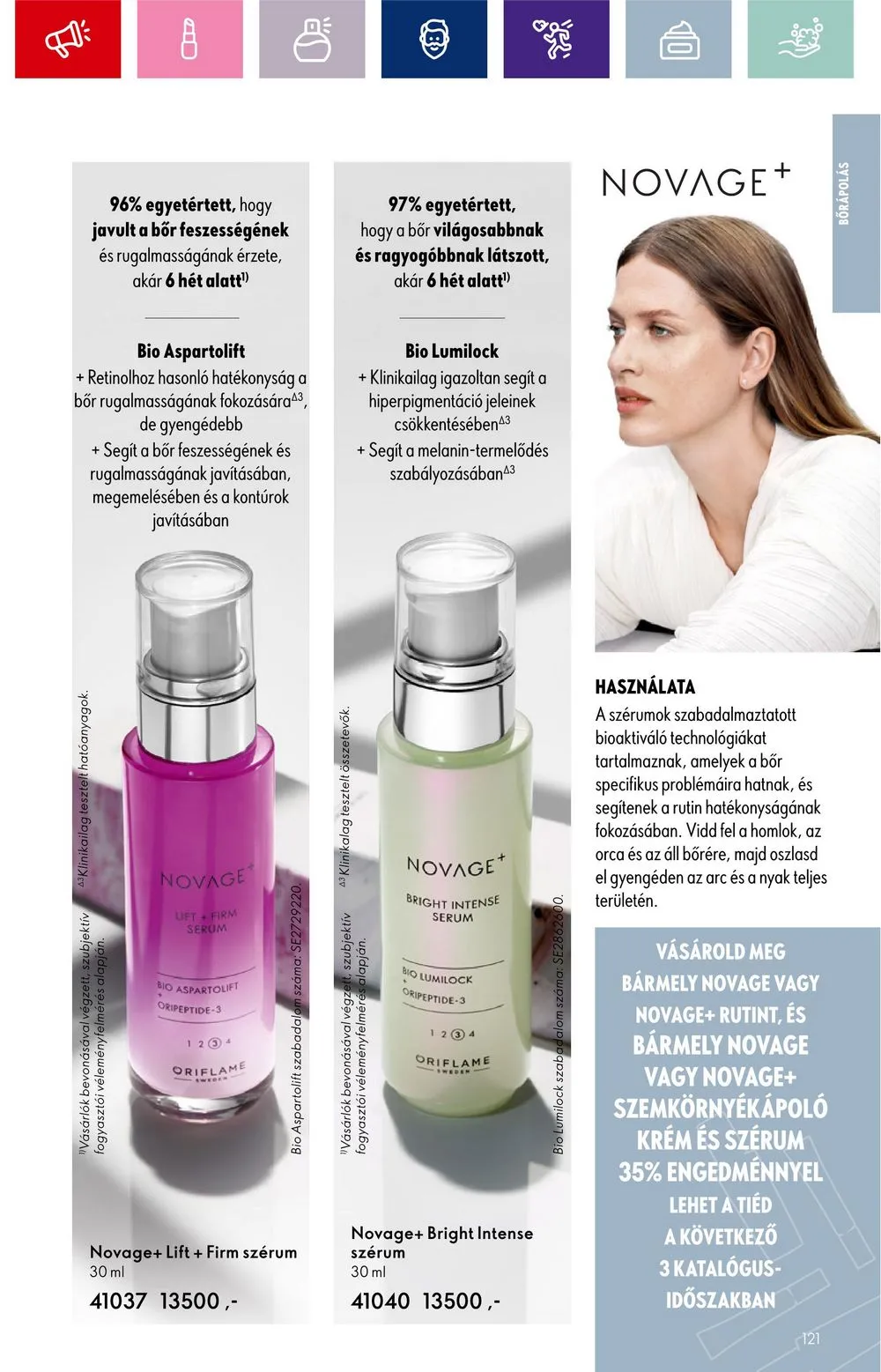Oriflame akciós újság 08.30–09.19 – 121. oldal