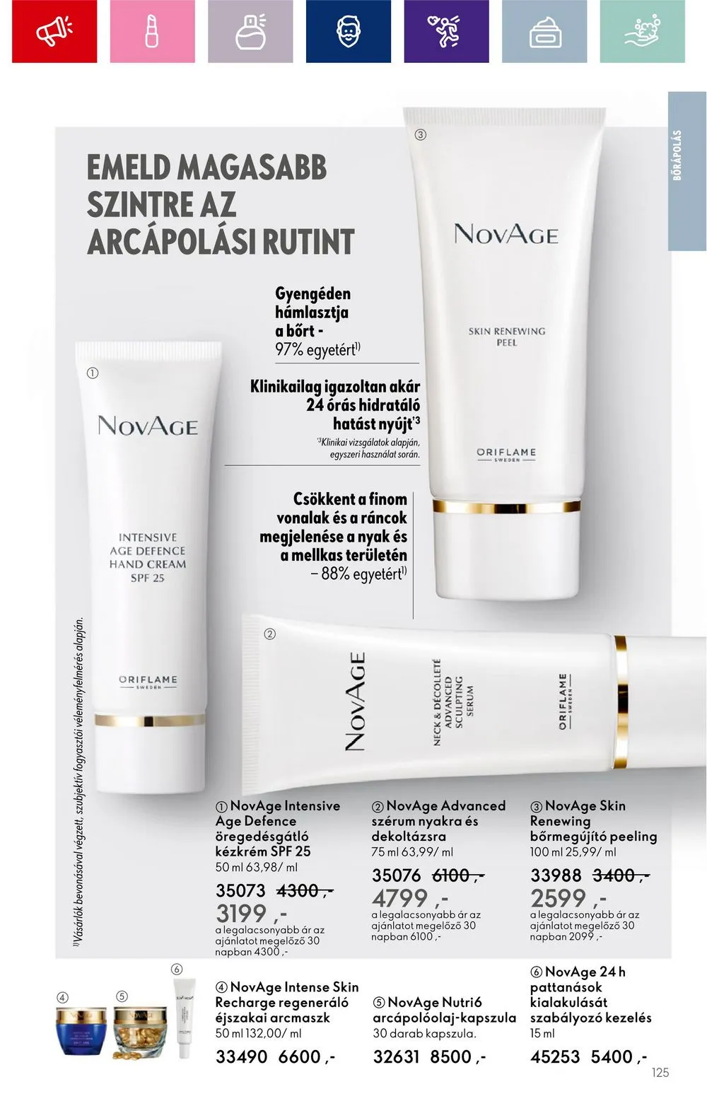 Oriflame akciós újság 08.30–09.19 – 125. oldal