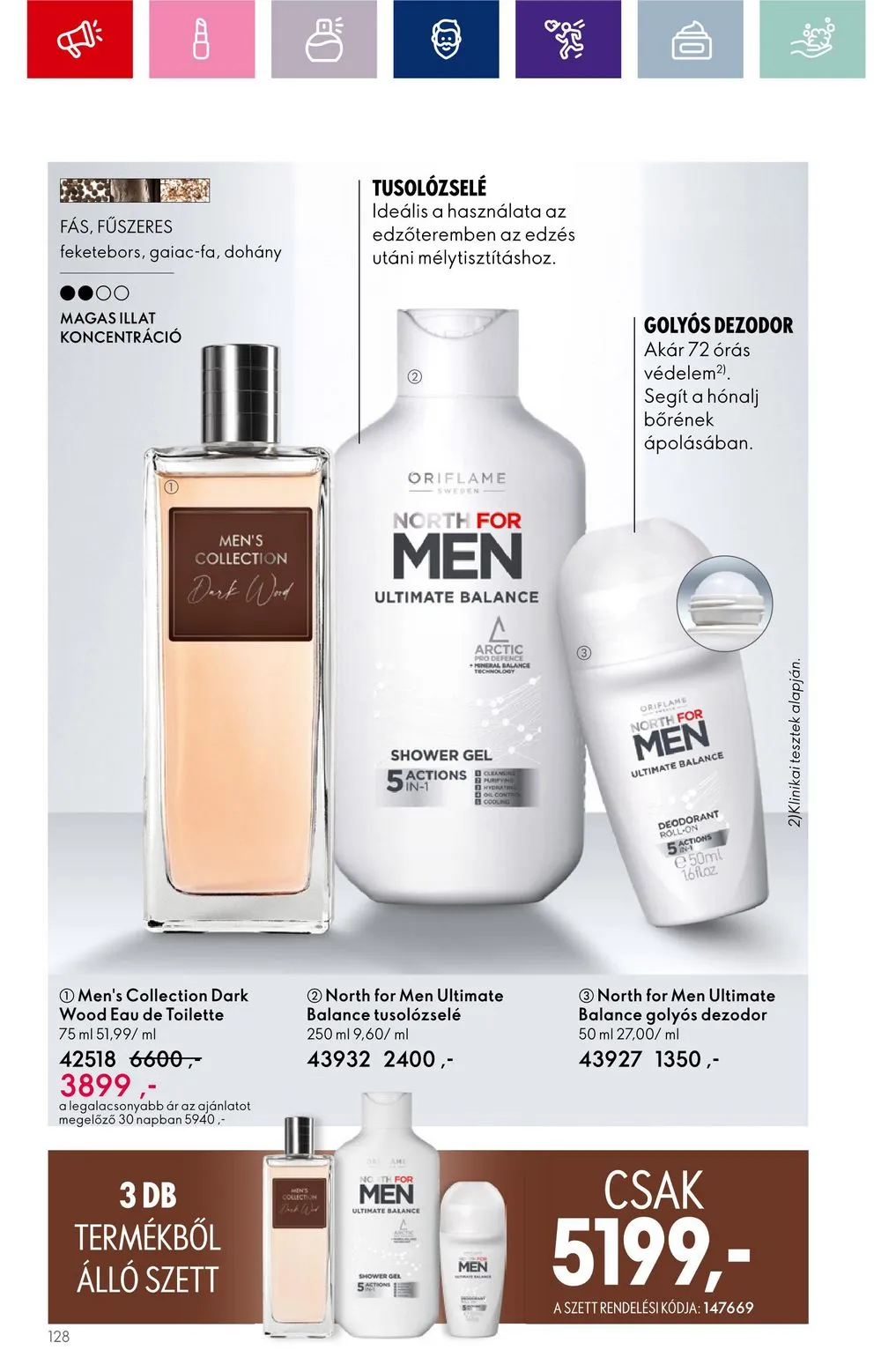 Oriflame akciós újság 08.30–09.19 – 128. oldal