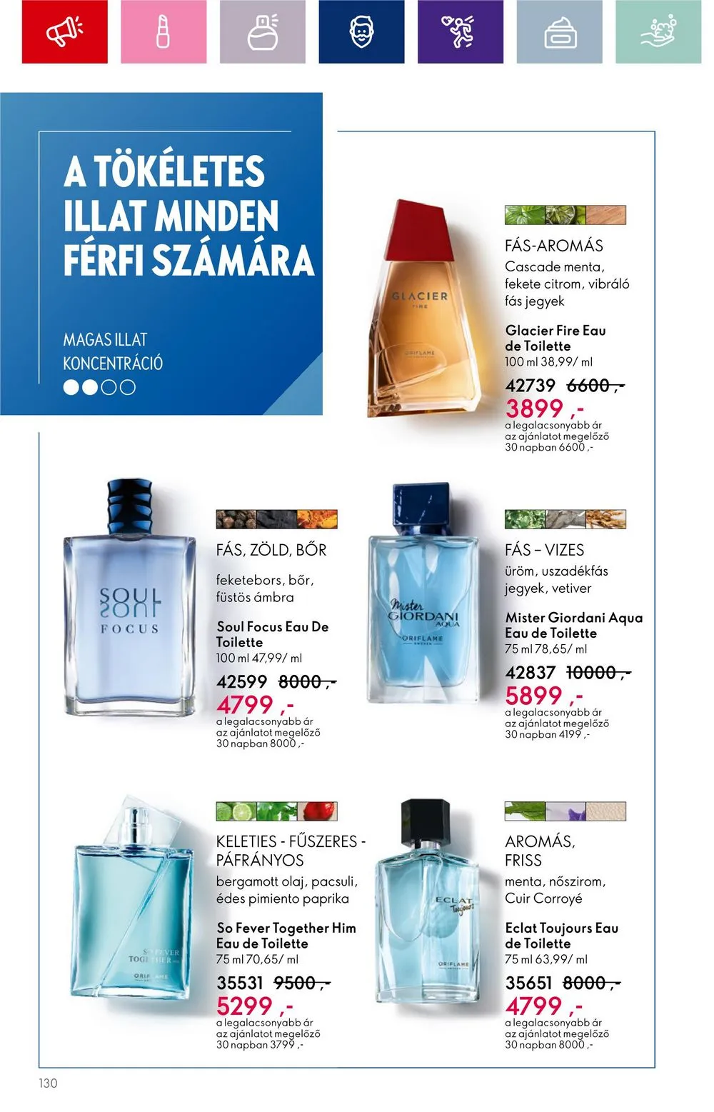 Oriflame akciós újság 08.30–09.19 – 130. oldal