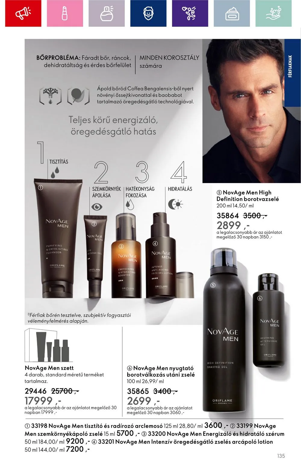 Oriflame akciós újság 08.30–09.19 – 135. oldal