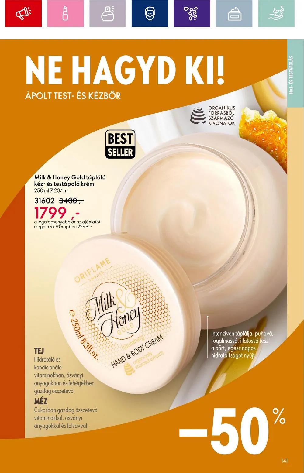 Oriflame akciós újság 08.30–09.19 – 141. oldal