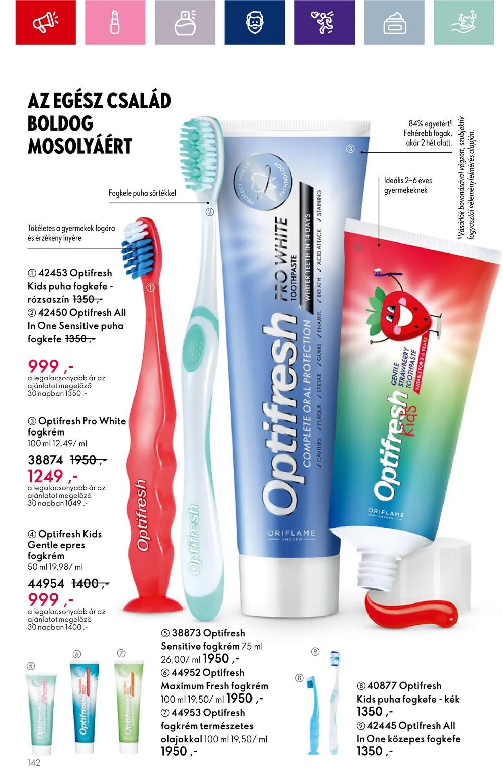 Oriflame akciós újság 08.30–09.19 – 142. oldal