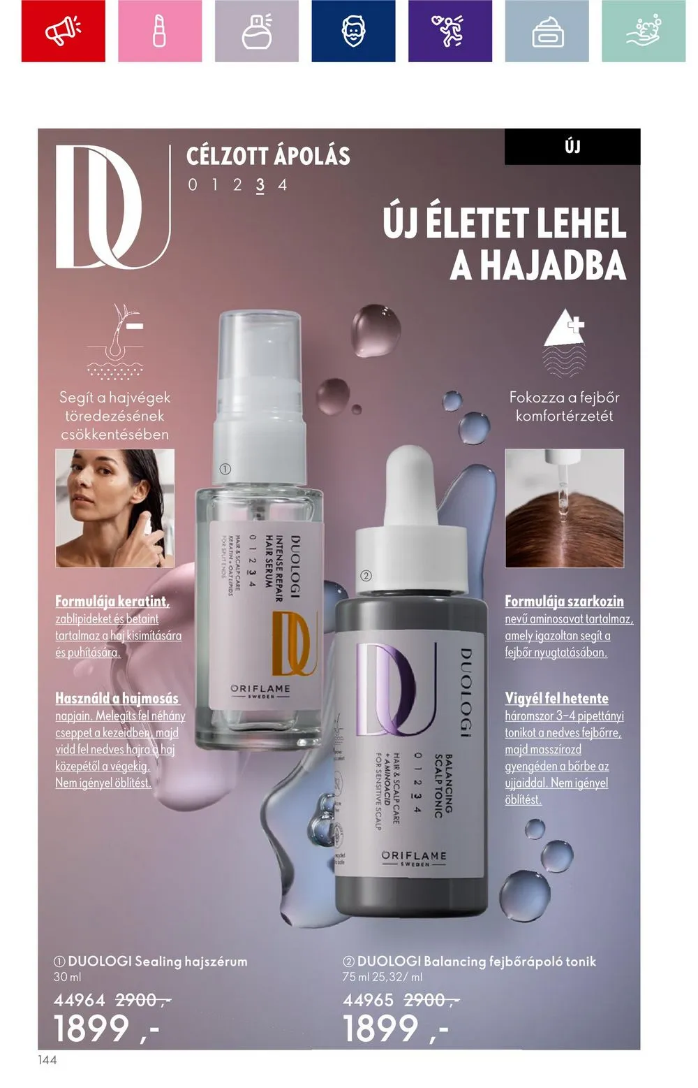 Oriflame akciós újság 08.30–09.19 – 144. oldal
