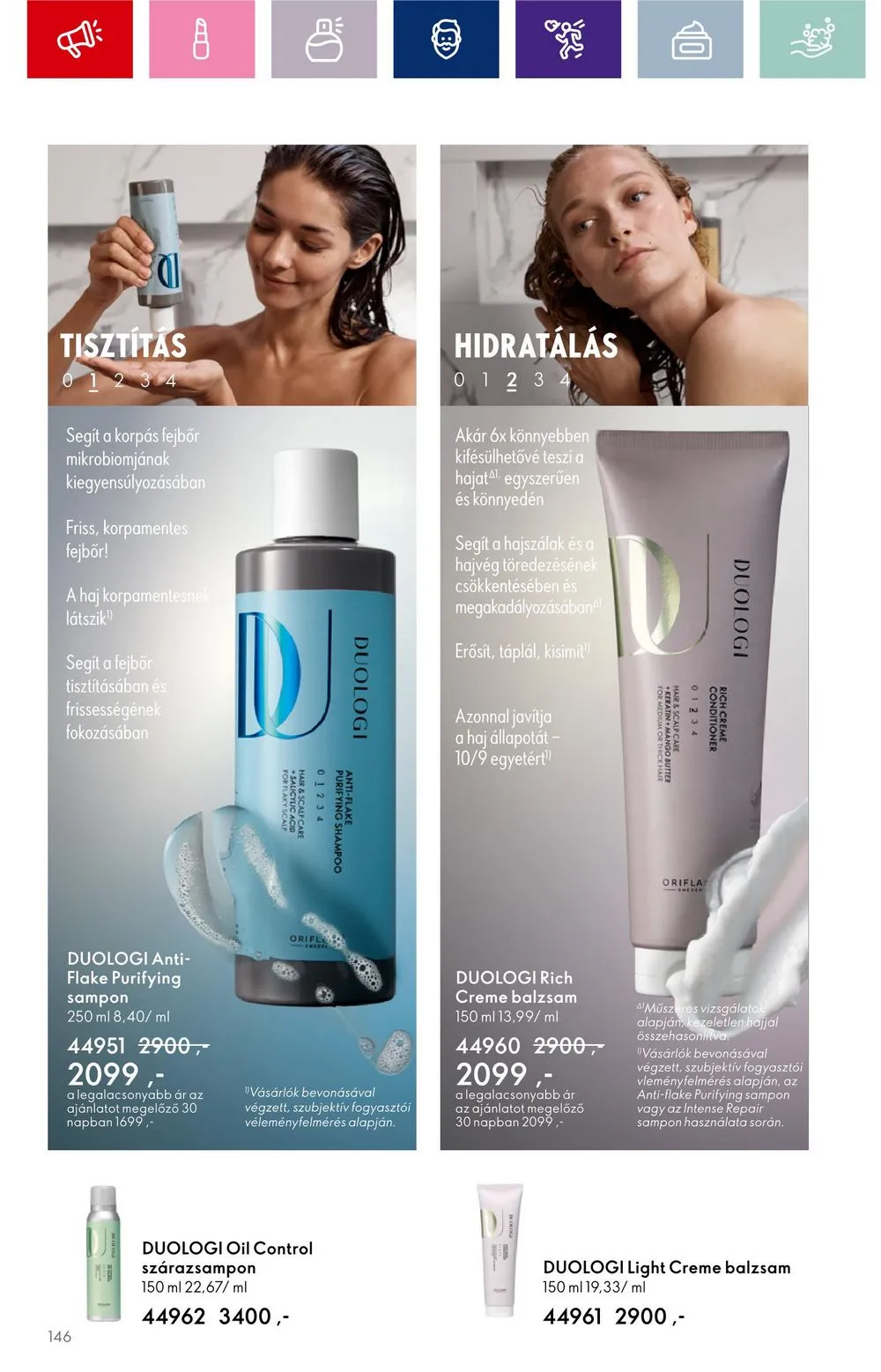 Oriflame akciós újság 08.30–09.19 – 146. oldal