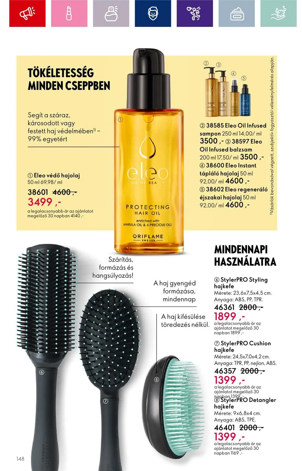 Oriflame akciós újság 08.30–09.19 – 148. oldal
