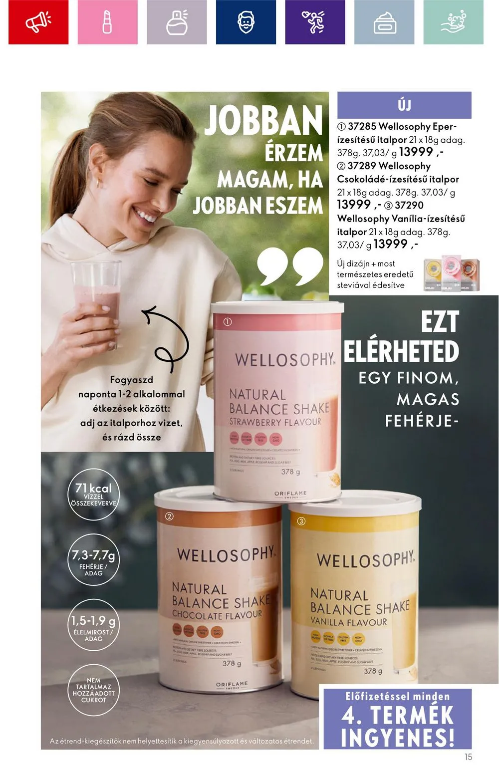 Oriflame akciós újság 08.30–09.19 – 15. oldal
