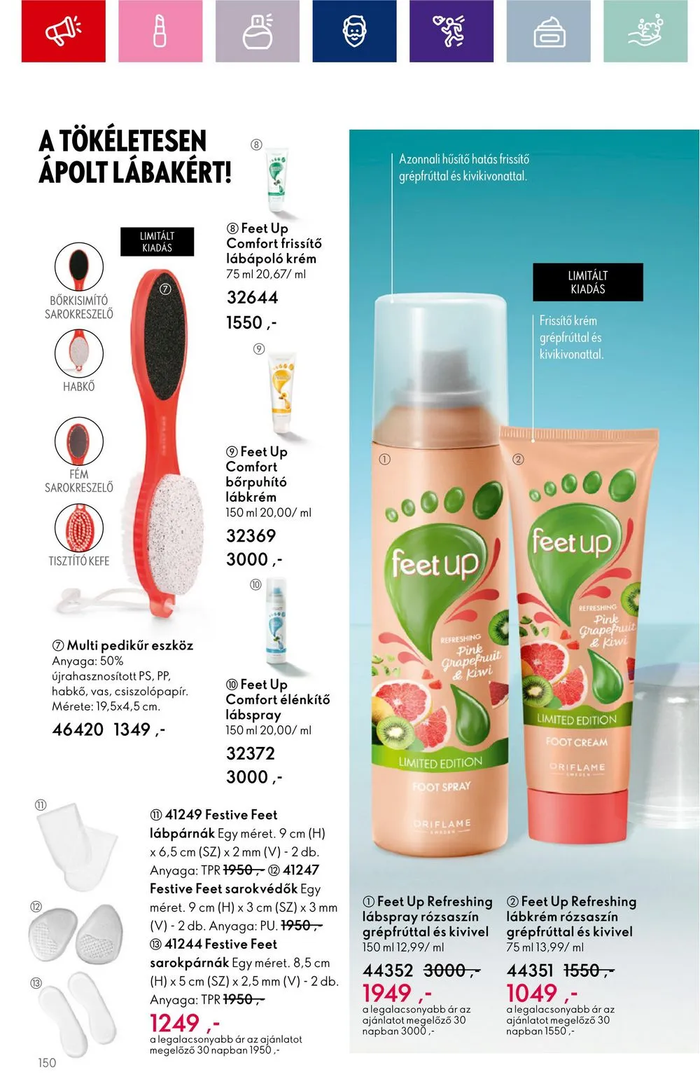 Oriflame akciós újság 08.30–09.19 – 150. oldal