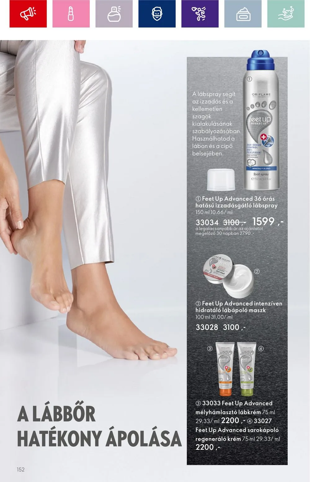 Oriflame akciós újság 08.30–09.19 – 152. oldal