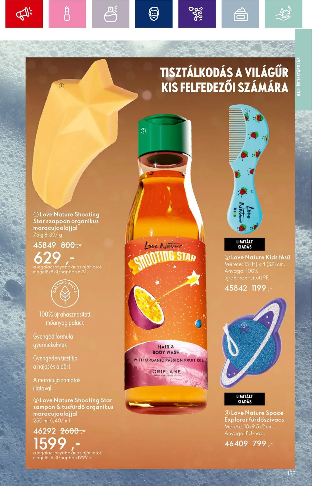 Oriflame akciós újság 08.30–09.19 – 155. oldal