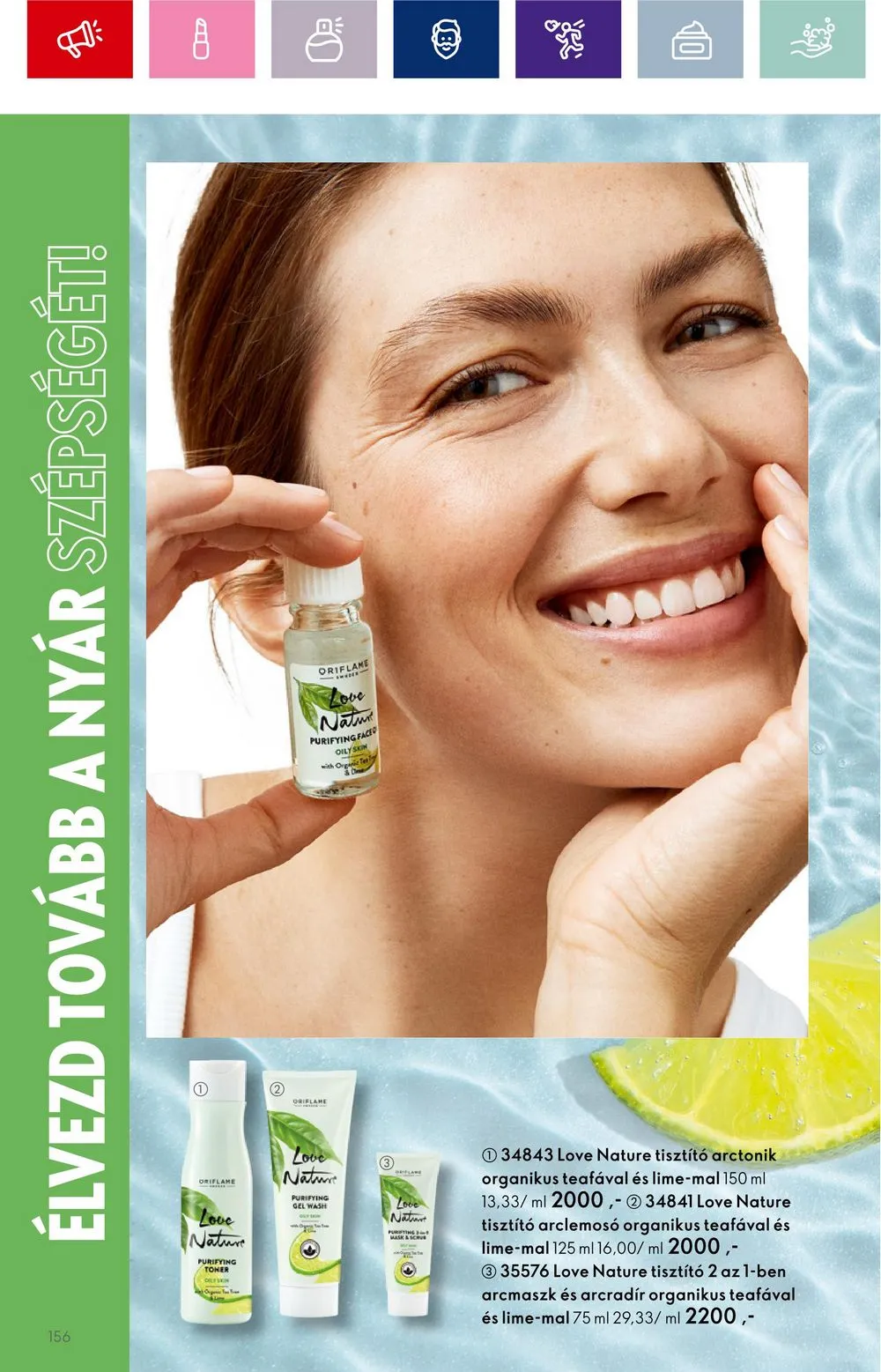 Oriflame akciós újság 08.30–09.19 – 156. oldal