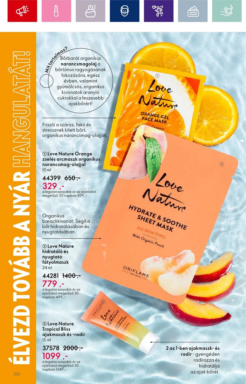 Oriflame akciós újság 08.30–09.19 – 158. oldal