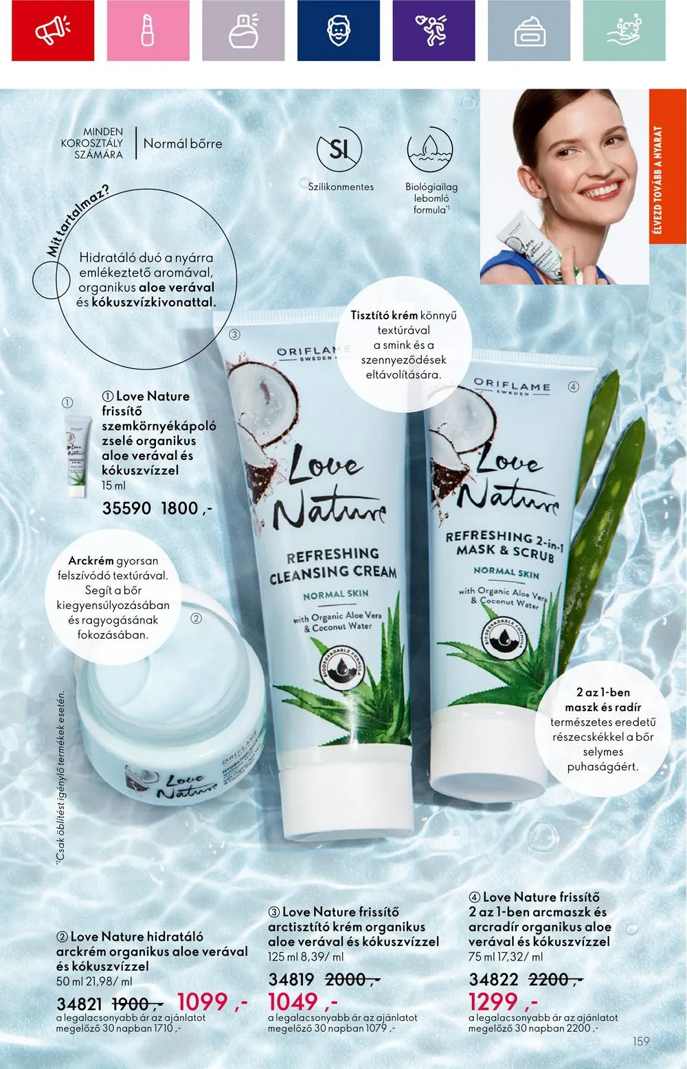 Oriflame akciós újság 08.30–09.19 – 159. oldal