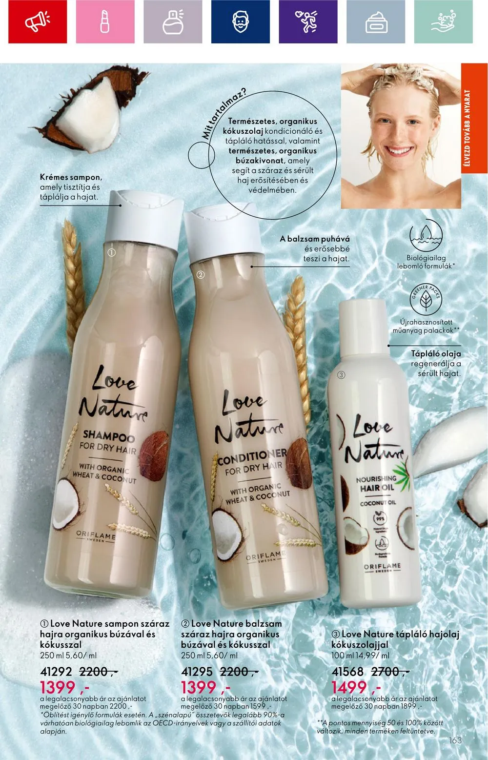 Oriflame akciós újság 08.30–09.19 – 163. oldal