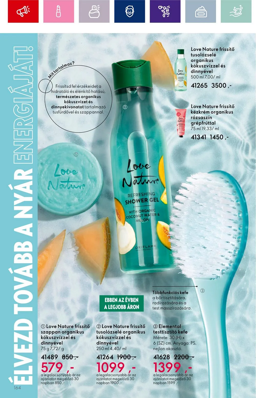 Oriflame akciós újság 08.30–09.19 – 164. oldal