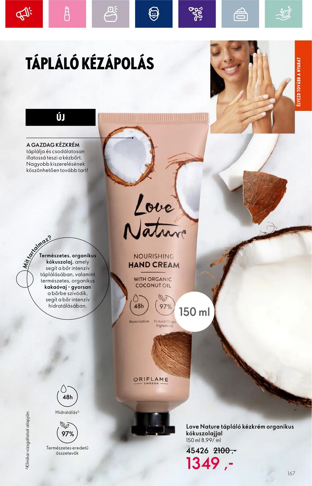 Oriflame akciós újság 08.30–09.19 – 167. oldal