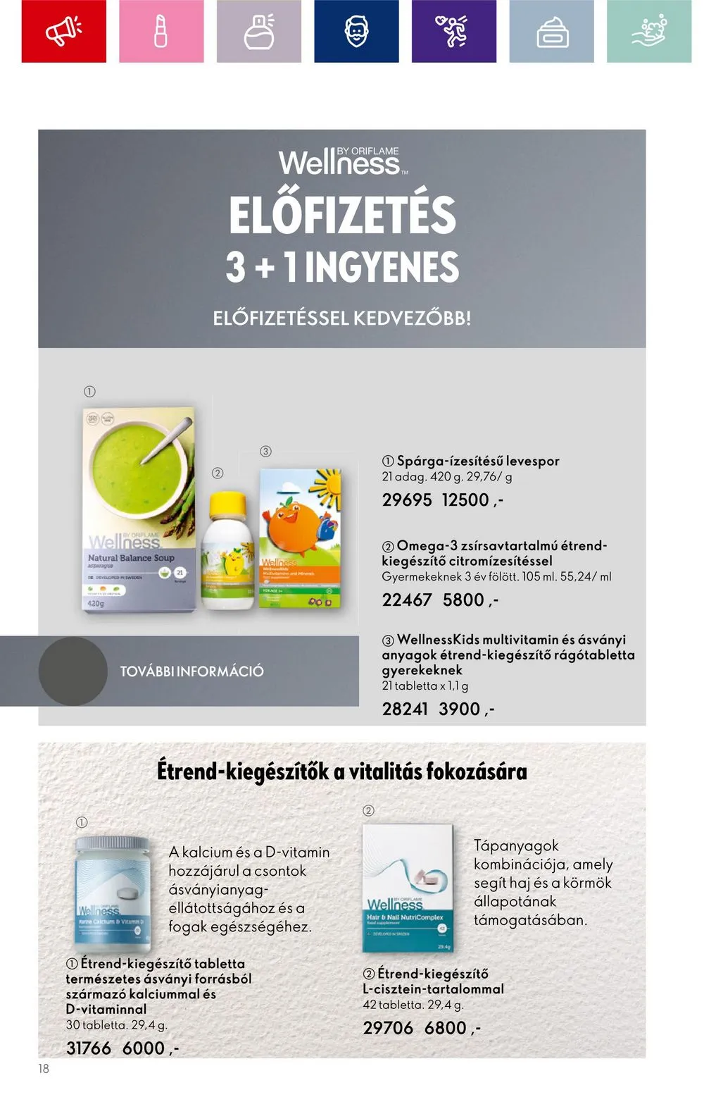 Oriflame akciós újság 08.30–09.19 – 18. oldal