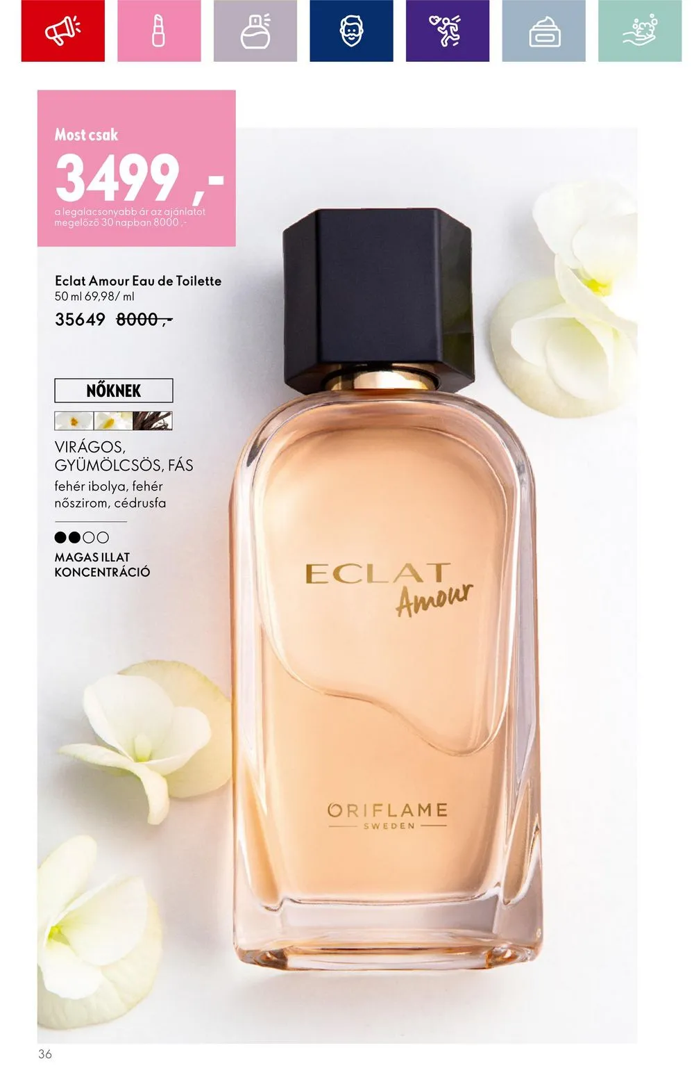 Oriflame akciós újság 08.30–09.19 – 36. oldal
