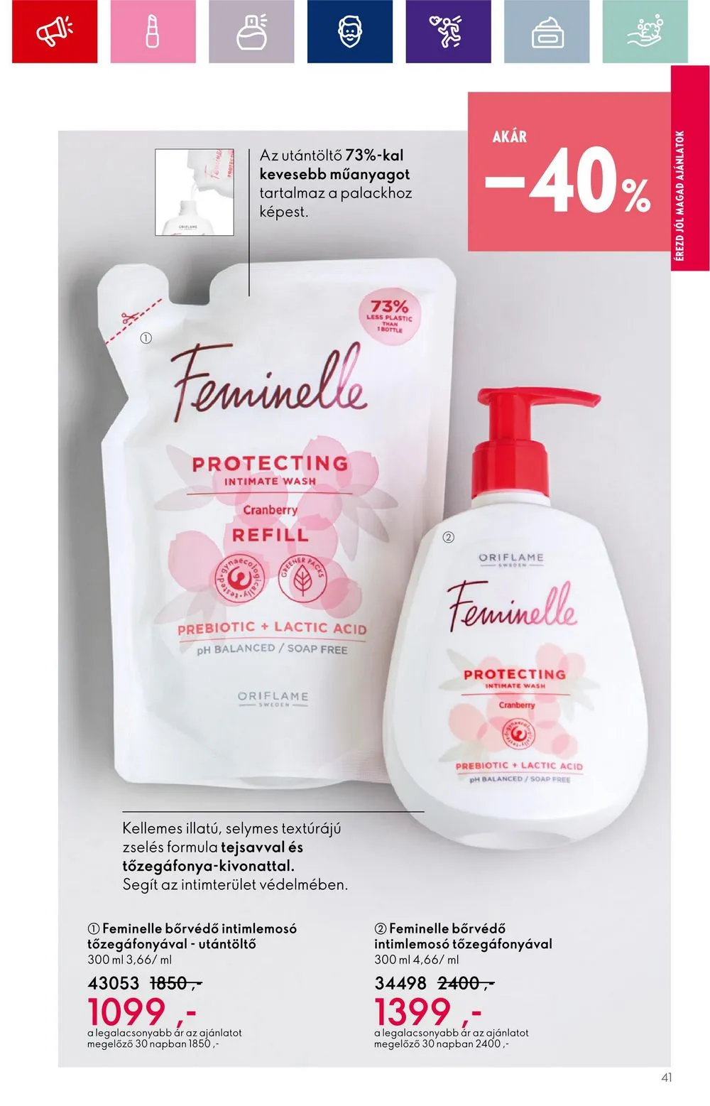 Oriflame akciós újság 08.30–09.19 – 41. oldal