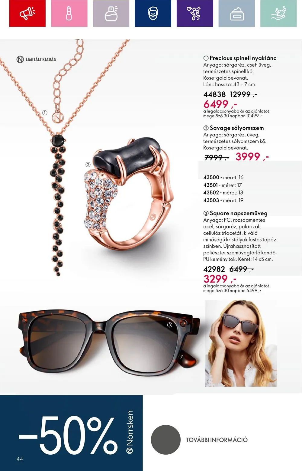 Oriflame akciós újság 08.30–09.19 – 44. oldal