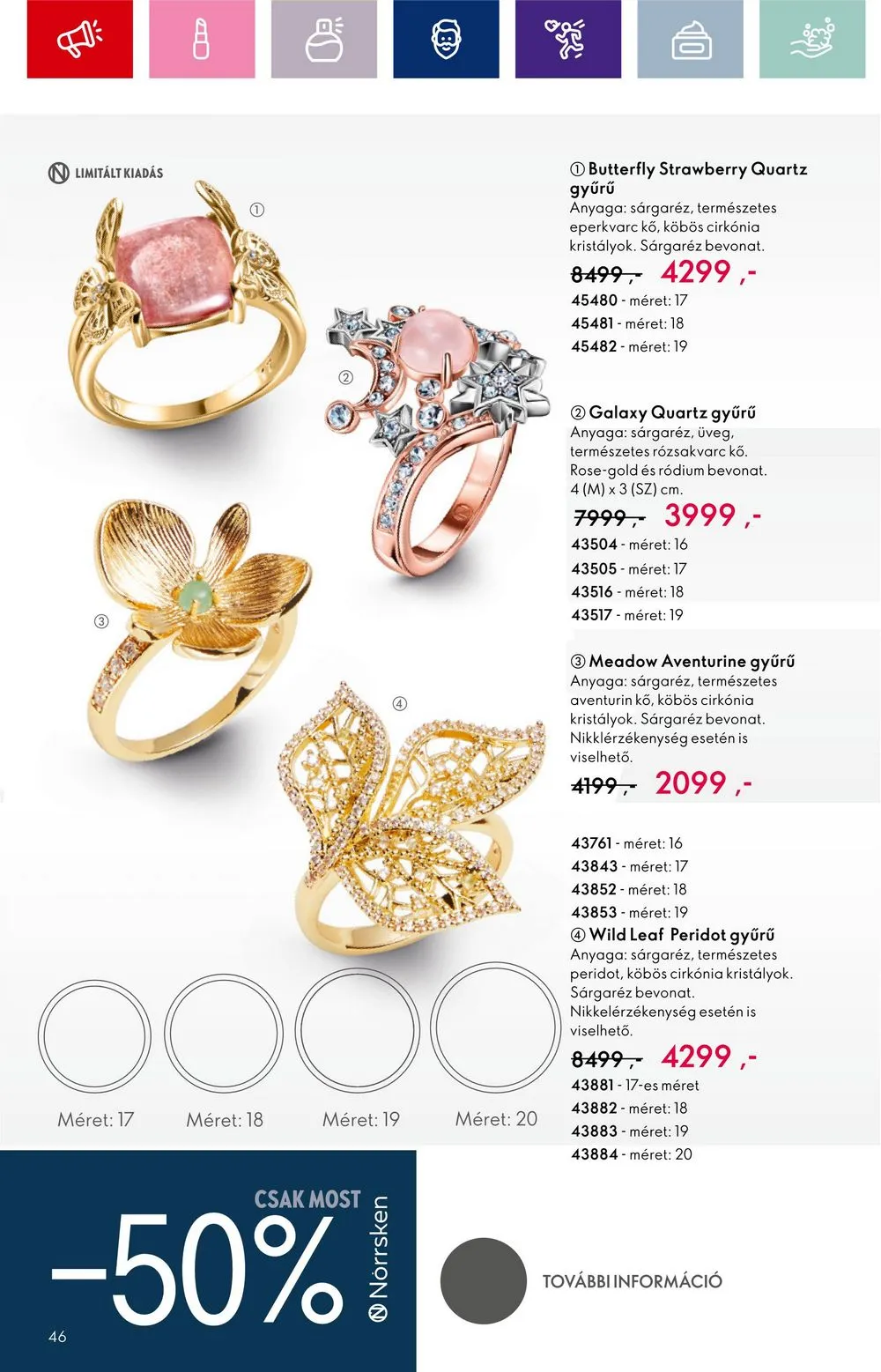 Oriflame akciós újság 08.30–09.19 – 46. oldal