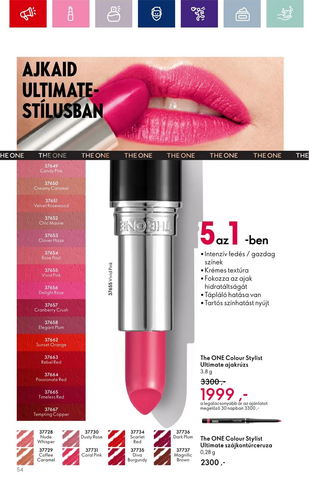 Oriflame akciós újság 08.30–09.19 – 54. oldal